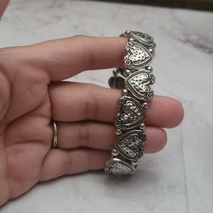 Silver Heart Bracelet